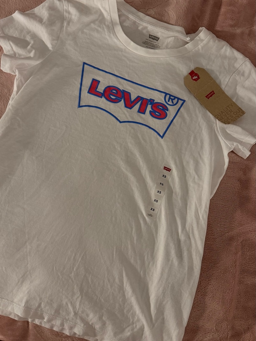Levi's White Logo Tee